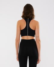 Racer Back Crop - Black