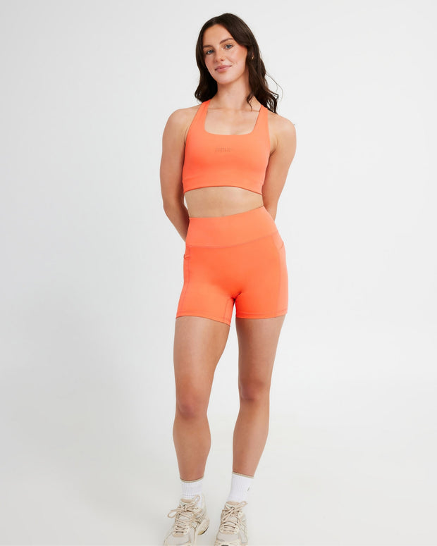 Flex 5inch Pocket Bike Short - Coral