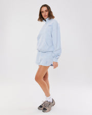 Player 1/4 Zip Crew - Powder Blue