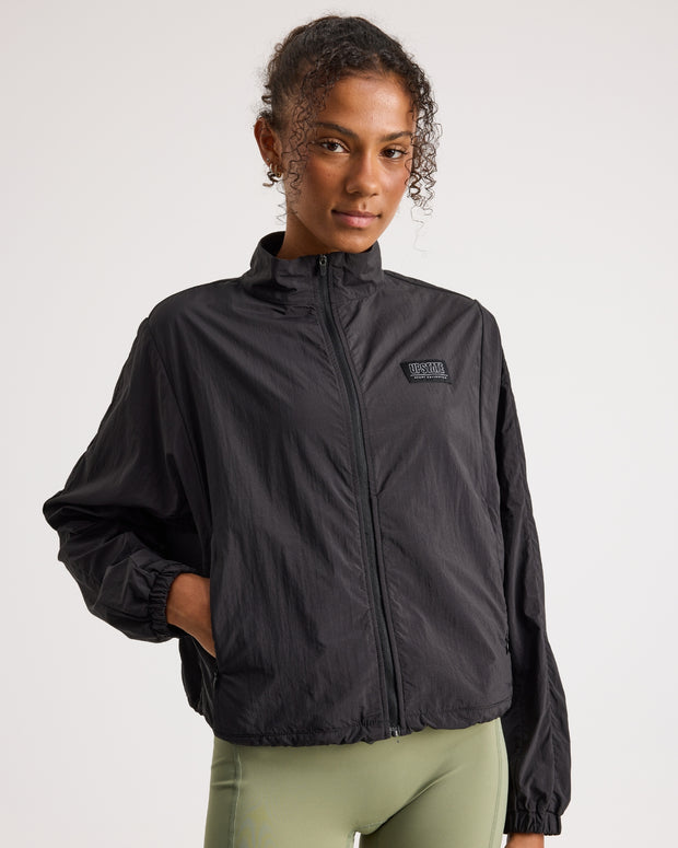 Lightweight Windbreaker Jacket - Black