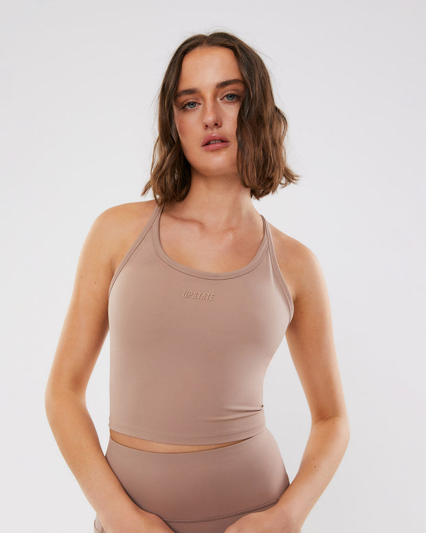 Butter Sports Tank - Mocha