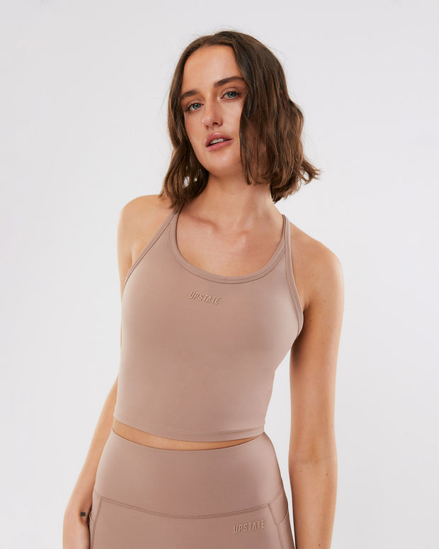 Butter Sports Tank - Mocha