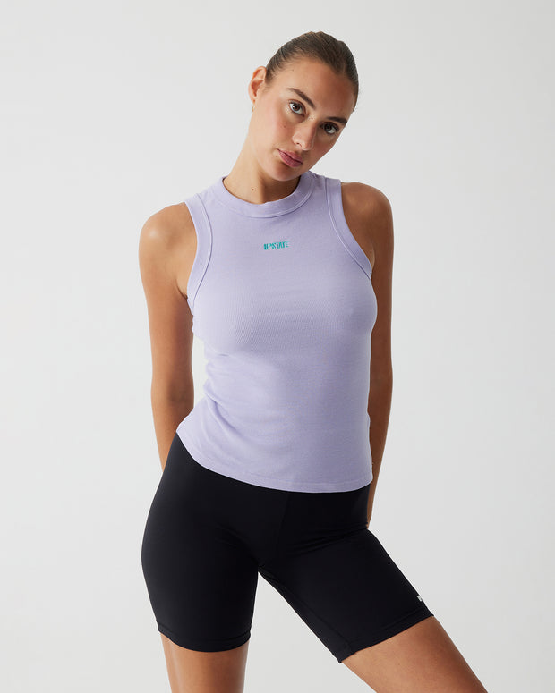 Ribbed Tank - Lilac