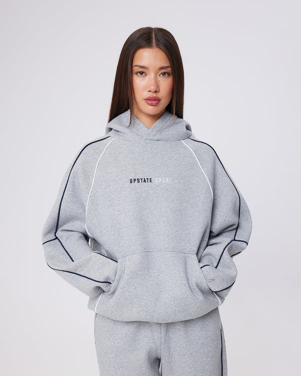 Velocity Hoodie - Grey Marle