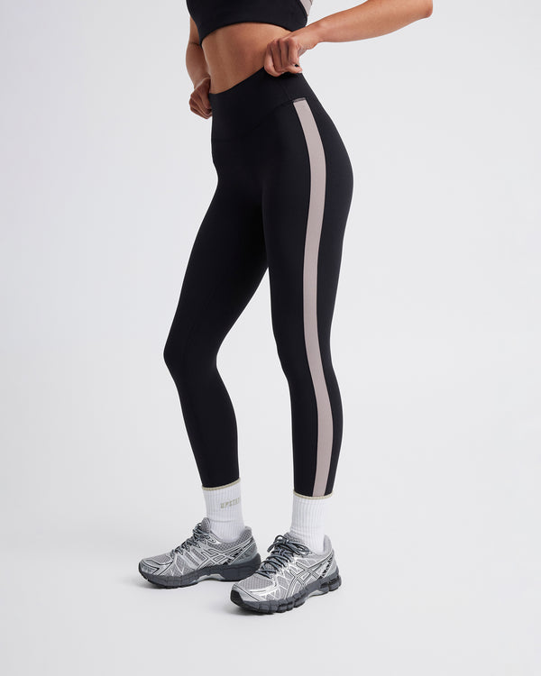 Air Sculpt 7/8 Stripe Tight - Black