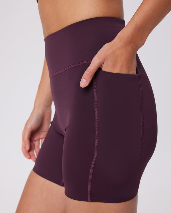 Contour+ 5inch Pocket Bike Short - Merlot