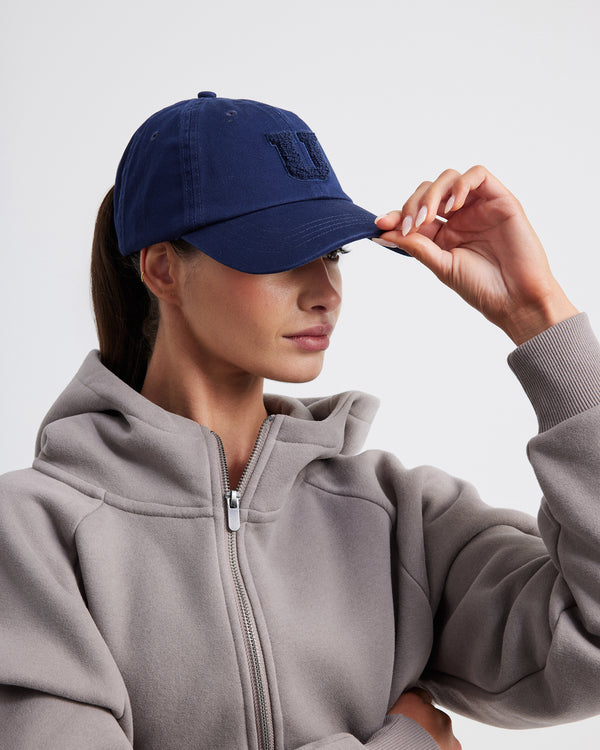 Side Line Cap Boucle - Midnight Navy