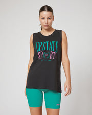Play Hard Muscle Tank - Washed Black