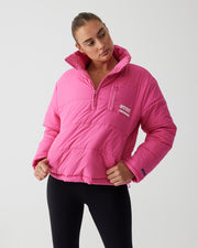 Puffer Pullover - Pink