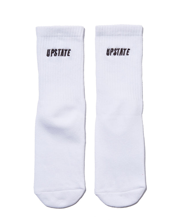 Crew Sock - White / Slate Arrow