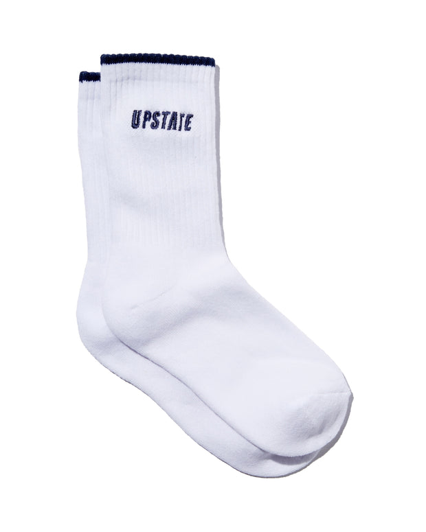 Crew Sock - White / Night Sky