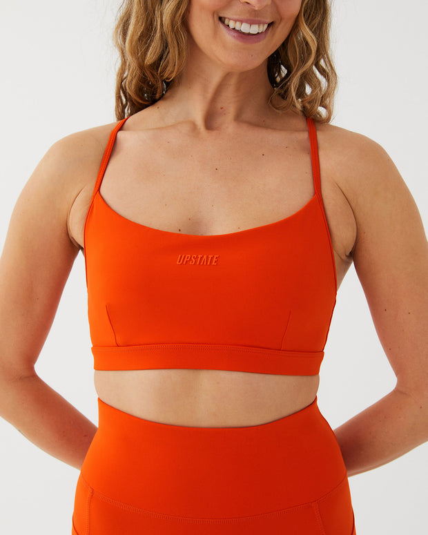 Butter Cruze Crop - Flame Red