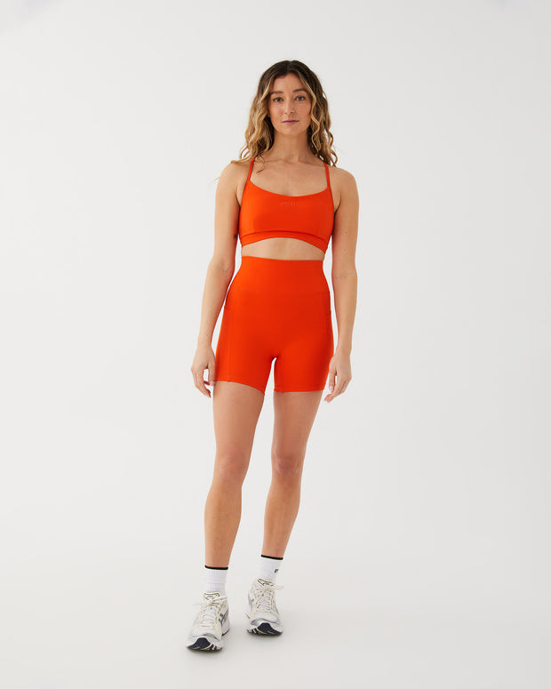 Butter Cruze Crop - Flame Red