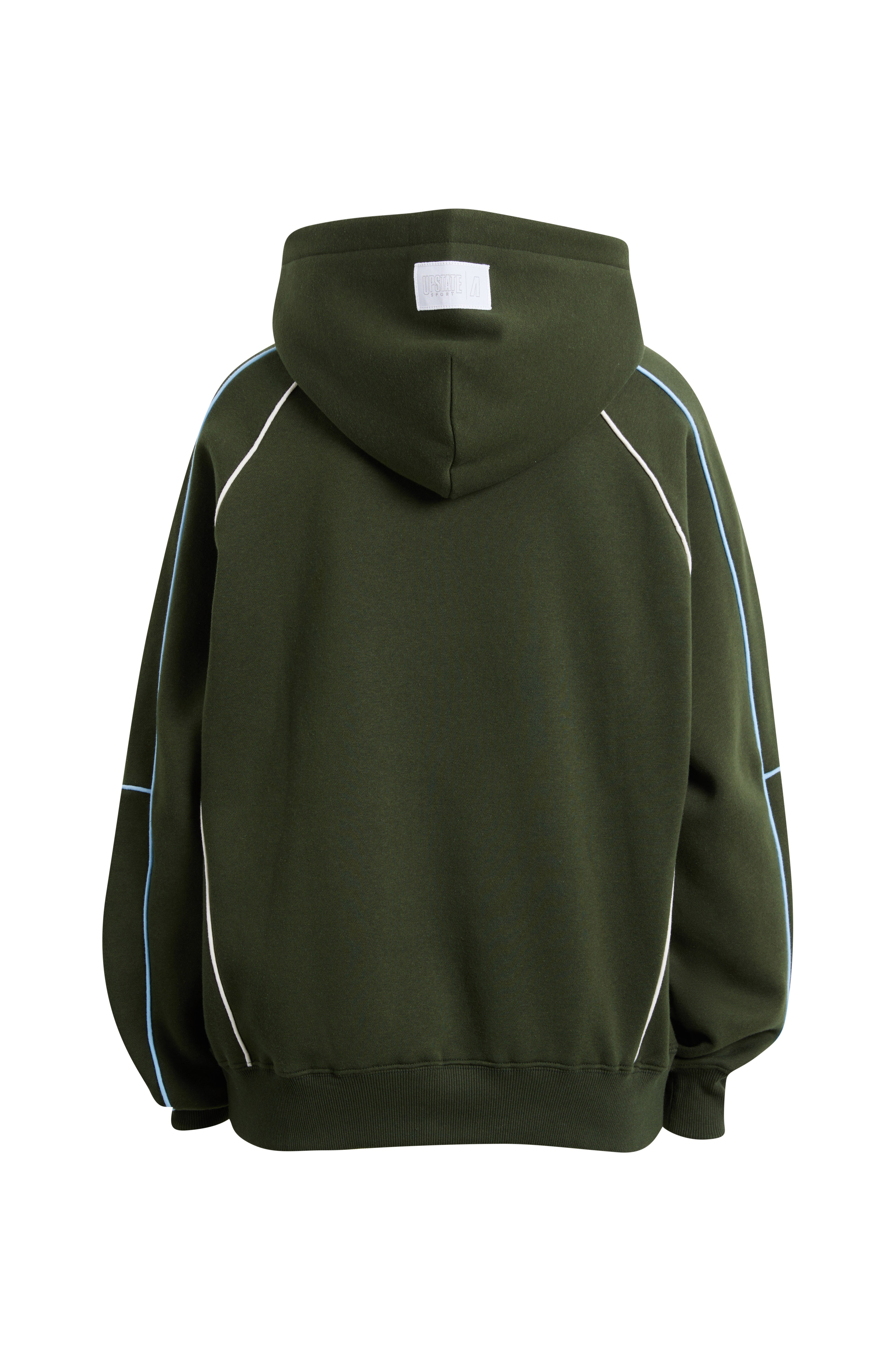 Oversized Hoodie in Dark Olive Green | Velocity Hoodie – Urban Ivy