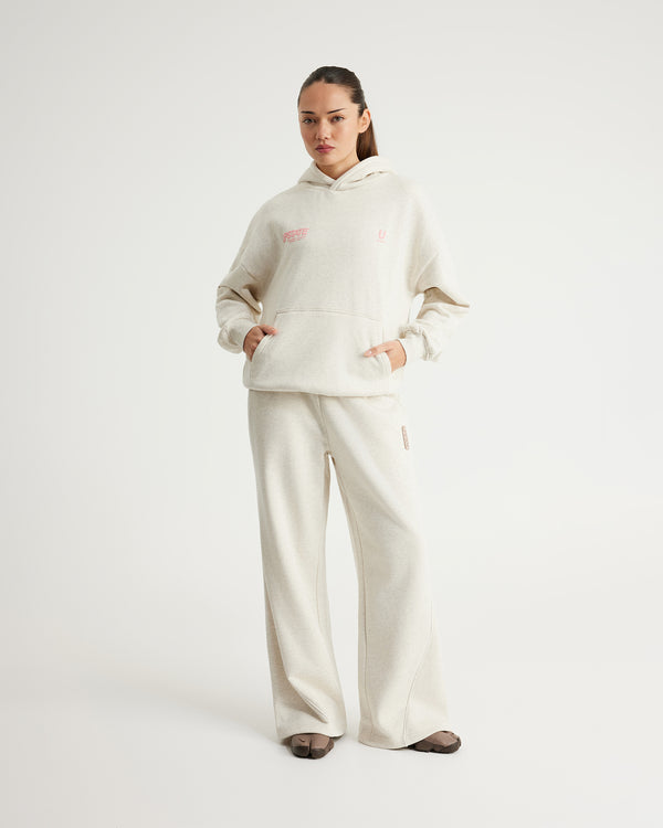 Off-Duty Hoodie - Oatmeal Marle
