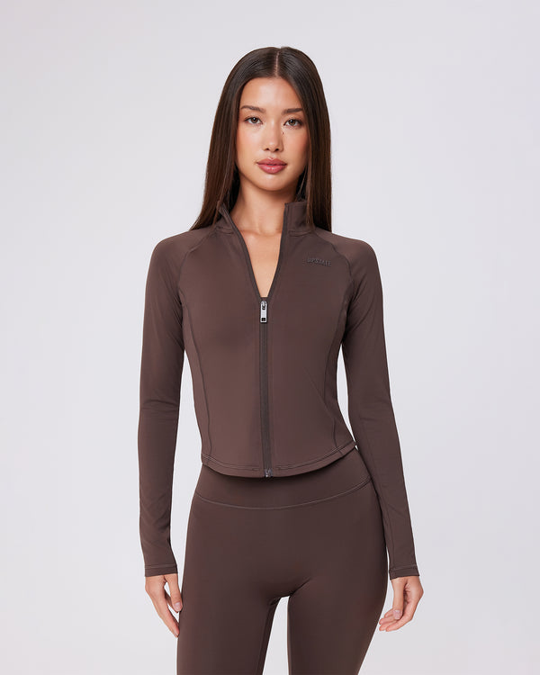 Contour+ Zip Through - Ground Coffee