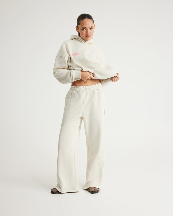 Off-Duty Track Pant - Oatmeal Marle