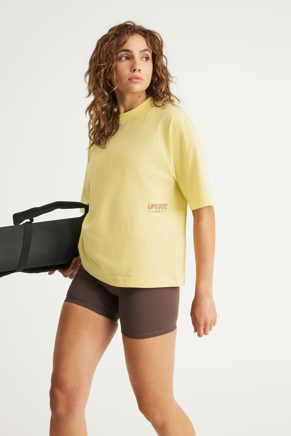 Transit T-Shirt - Lemonade/Snow Wash