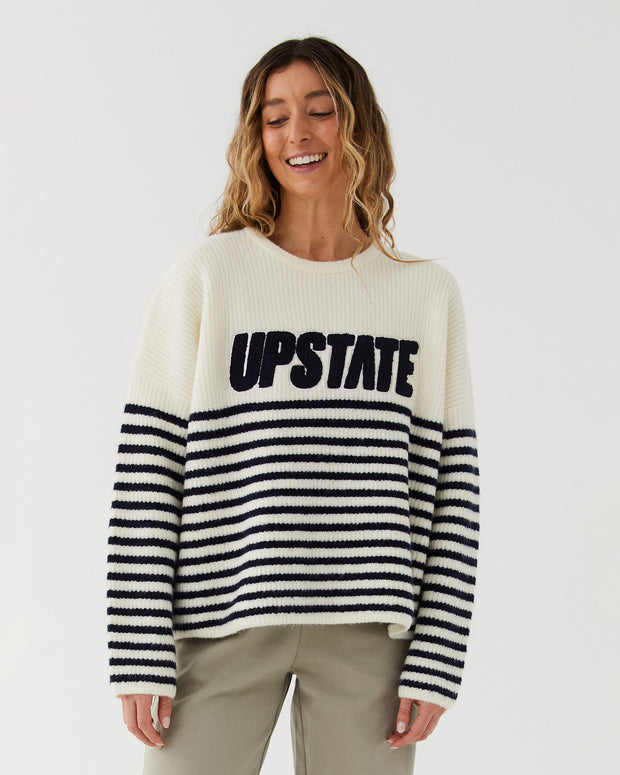 Upstate Crew Knit - Vintage White