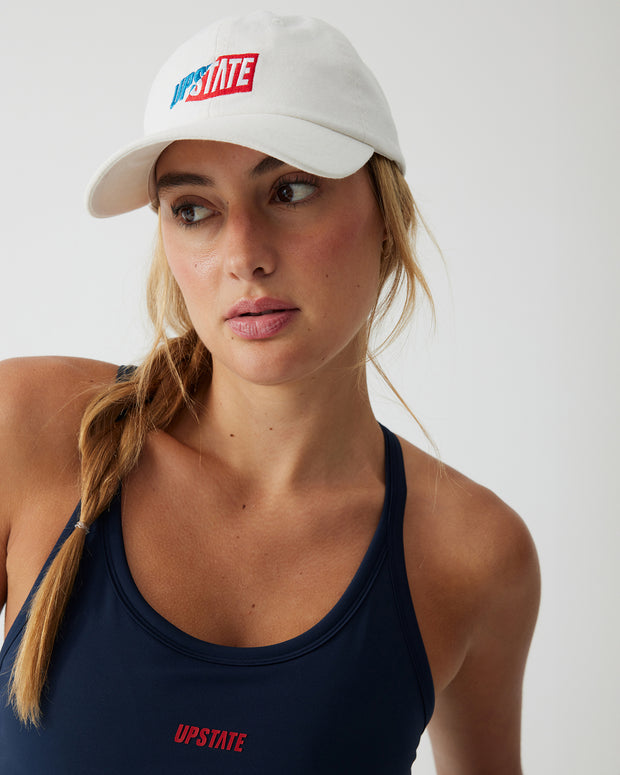 Side Line Cap - Vintage White